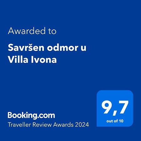 Savrsen Odmor U Villa Ivona Zadar Ngoại thất bức ảnh